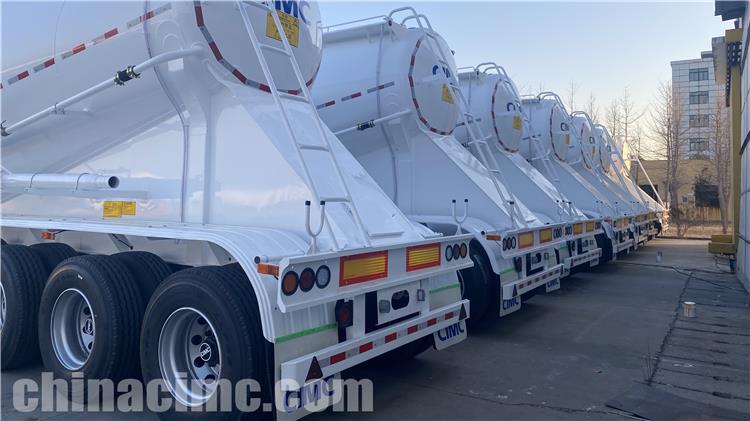 CIMC 5 Axle Bulker Cement Tanker Trailer for Sale In Saudi Arabia