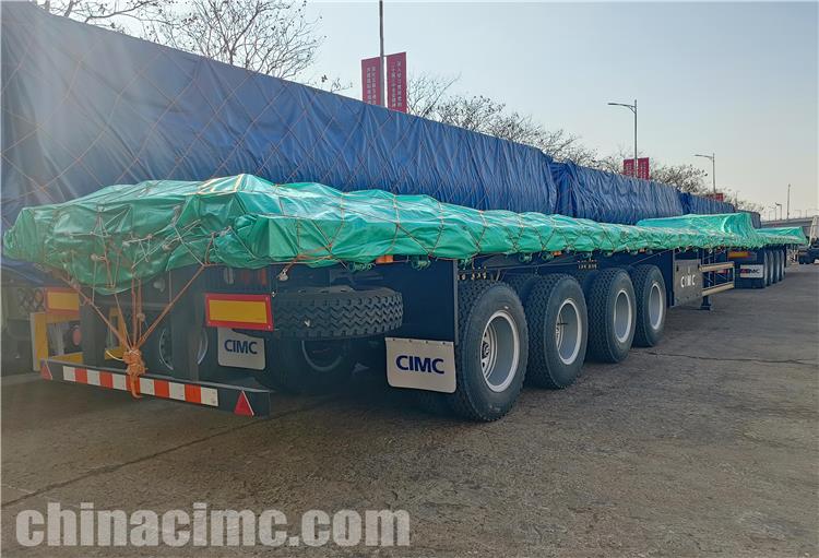 4 Axle Drop Deck Flatbed Trailer for Sale In Jamaica