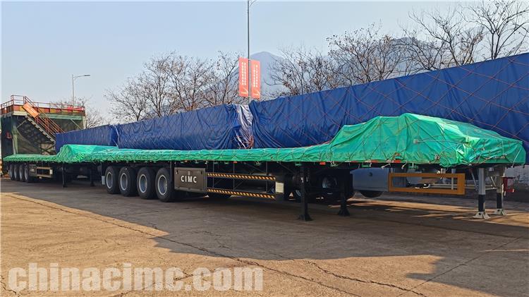 4 Axle Drop Deck Flatbed Trailer for Sale In Jamaica
