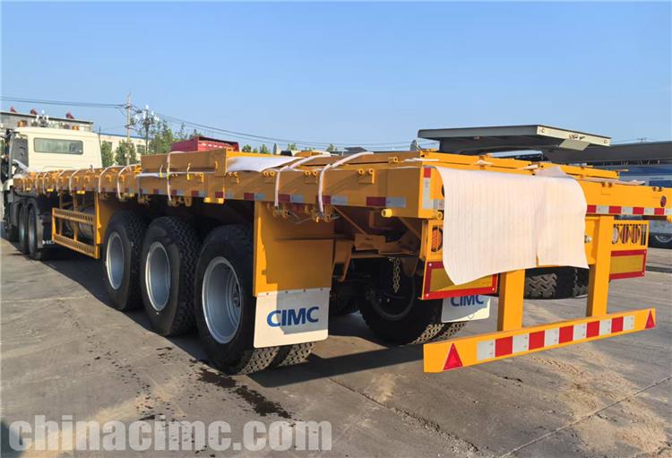 3 Axle Flat Bed Container Trailer for Sale In Djibouti