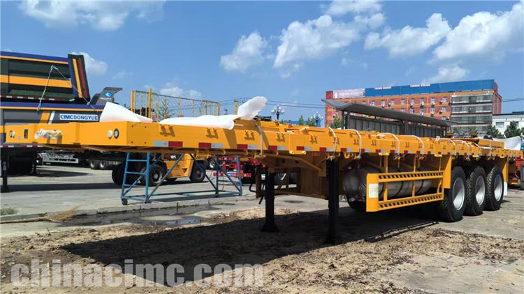 3 Axle Flat Bed Container Trailer for Sale In Djibouti