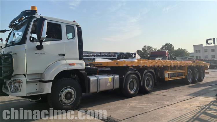 3 Axle Flat Bed Container Trailer for Sale In Djibouti