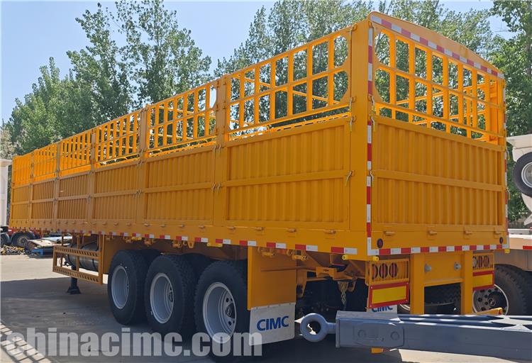 CIMC 3 Axle Fence Semi Trailer for Sale In Guinea