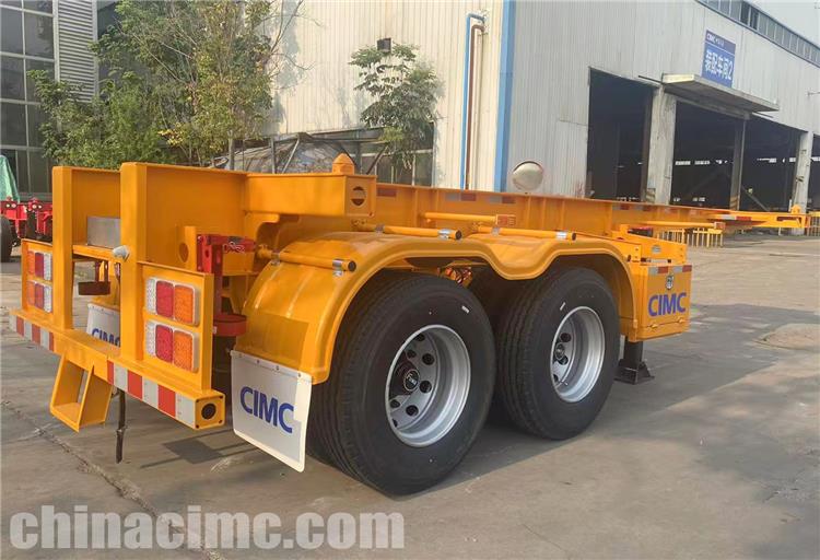 CIMC 3 Axle 40ft Container Chassis Trailer for Sale In Senegal