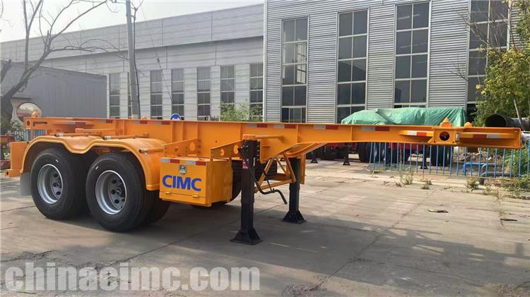 CIMC 3 Axle 40ft Container Chassis Trailer for Sale In Senegal