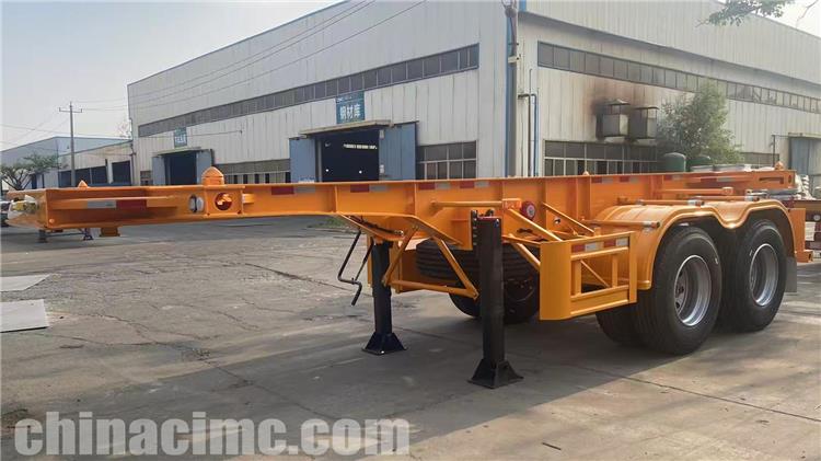 CIMC 3 Axle 40ft Container Chassis Trailer for Sale In Senegal