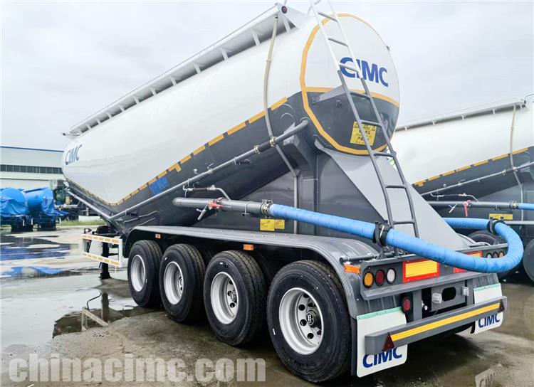 CIMC 4 Axle Dry Bulk Cement Tanker For Sale In Congo
