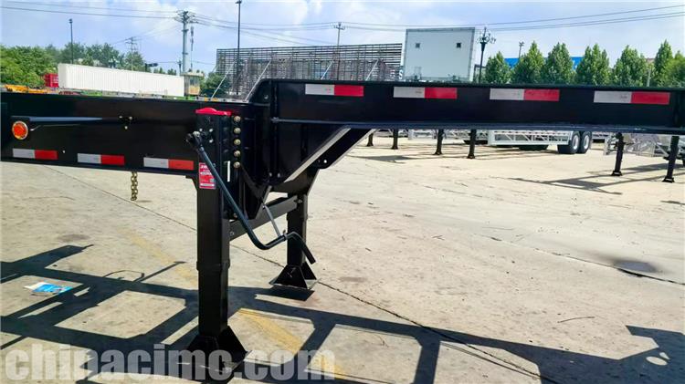 3 Axle Extendable Container Chassis Trailer for Sale In Guam