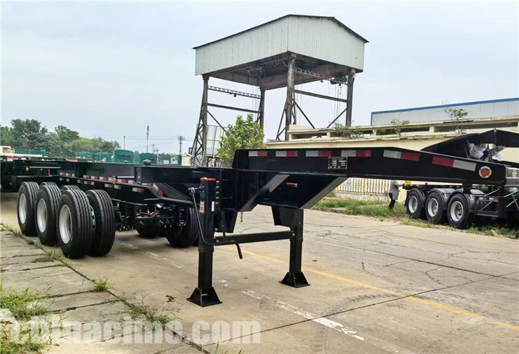 3 Axle 20ft Container Chassis Trailer for Sale In Jamaica