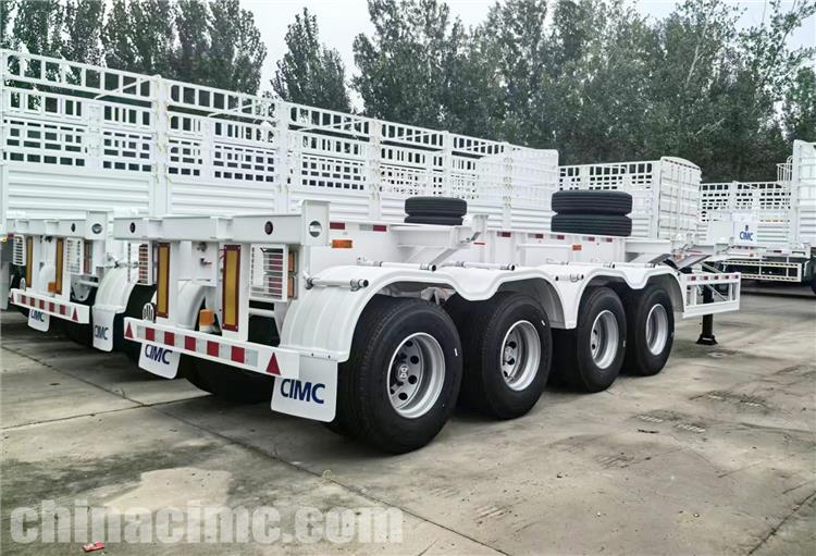 CIMC 4 Axle Skeleton Semi Trailer for Sale In Kenya