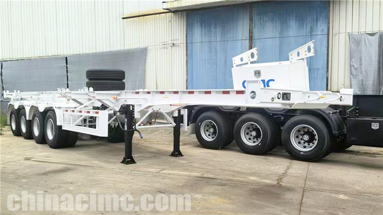 CIMC 4 Axle Skeleton Semi Trailer for Sale In Kenya