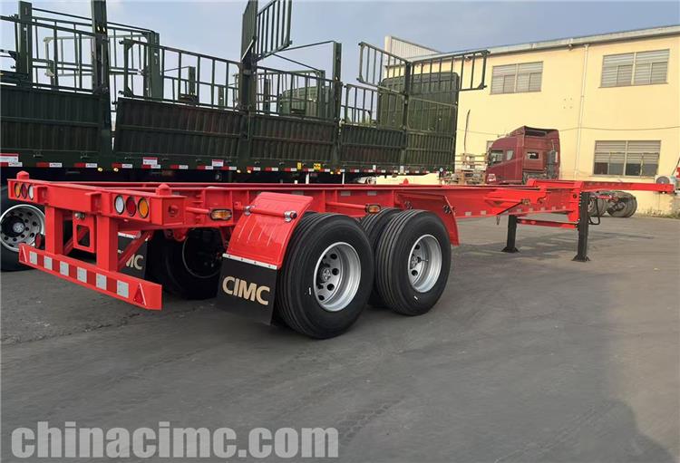 2 Axle 40 foot Shipping Container Trailer for Sale In Jamaica
