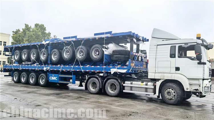 4 Axle Flatbed Trailer for Sale In Ghana Tema