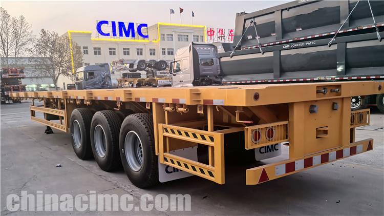 Tir Axle Flatbed Trailer for Sale In Zambia