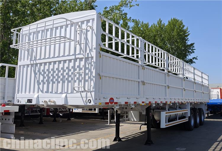 60 Ton Fence Semi Trailer for Sale In Tanzania