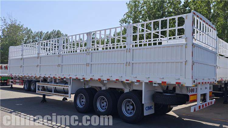 60 Ton Fence Semi Trailer for Sale In Tanzania