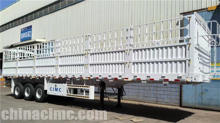 60 Ton Fence Semi Trailer for Sale In Tanzania
