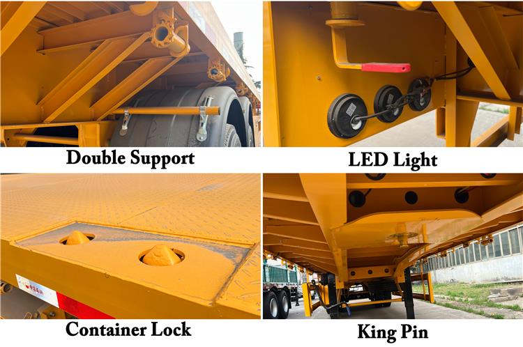 2 Axle Flatbed Trailer for Sale In Zambia