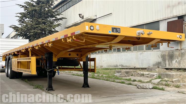 2 Axle Flatbed Trailer for Sale In Zambia