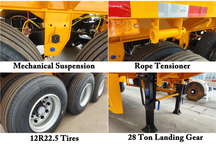 CIMC 3 Axle Side Wall Trailer for Sale In Kenya