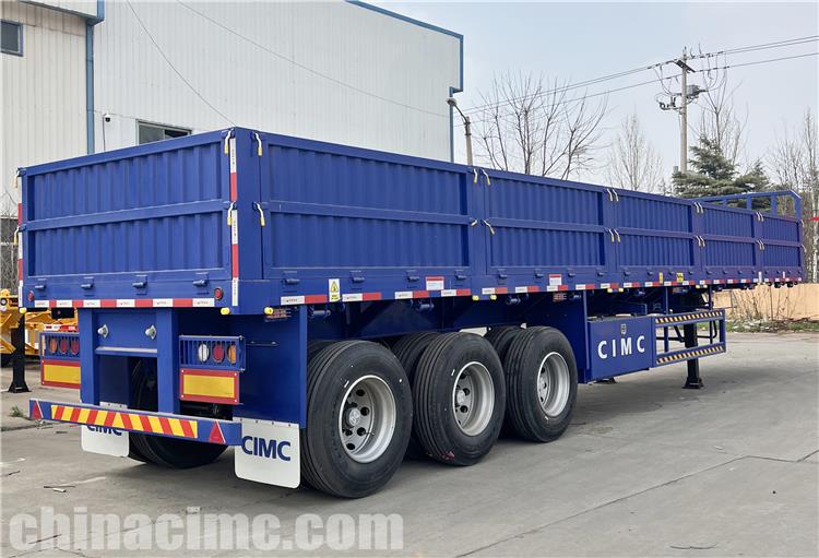 CIMC Tri Axle Side Wall Trailer for Sale In Zimbabwe