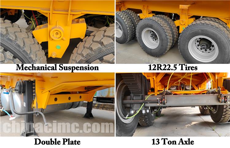 CIMC 3 Axle Dump Trailer will be sent to Sierra Leone