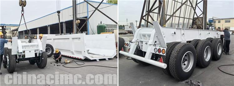 CIMC 3 Axle 60 Ton Dump Trailer for Sale In Sierra Leone
