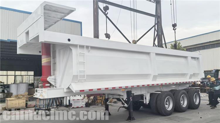 CIMC 3 Axle 60 Ton Dump Trailer for Sale In Sierra Leone