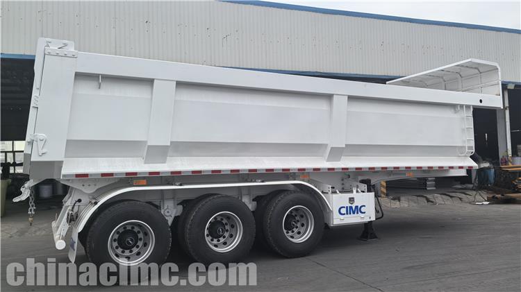 CIMC 3 Axle 60 Ton Dump Trailer for Sale In Sierra Leone