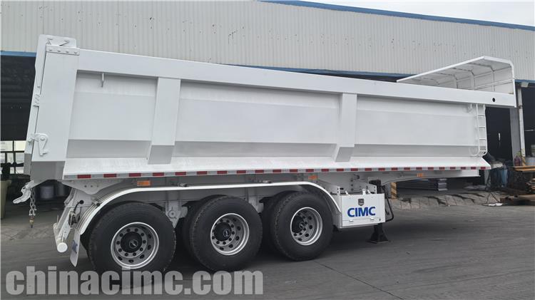 CIMC 3 Axle Semi Tipper Trailer for Sale In Tanzania