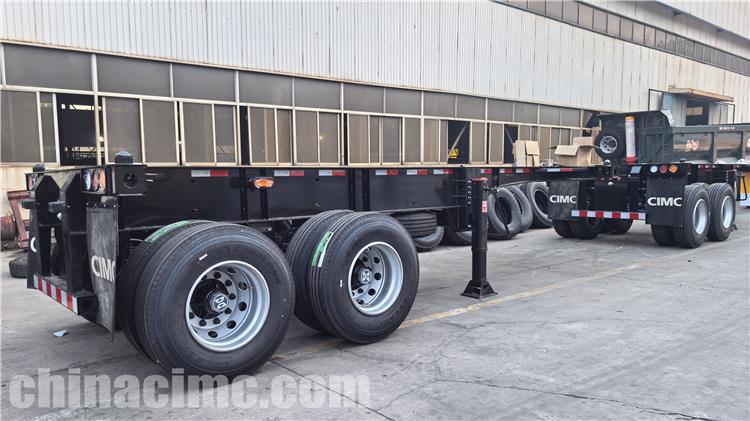 CIMC 2 Axle 20ft Skeletal Trailer for Sale In Guam