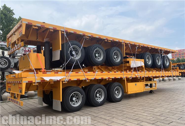 CIMC 40 foot Flat Deck Trailer for Sale In Tanzania