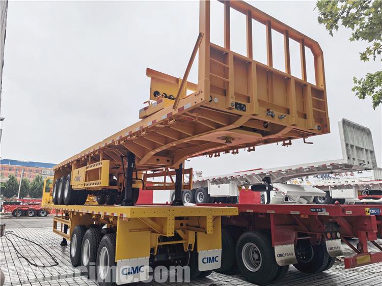 CIMC 3 Axle Flat Deck Trailer for Sale In Guam