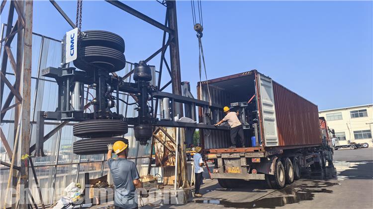 CIMC 2 Axle 40ft Chassis Trailer for Sale In Jamaica