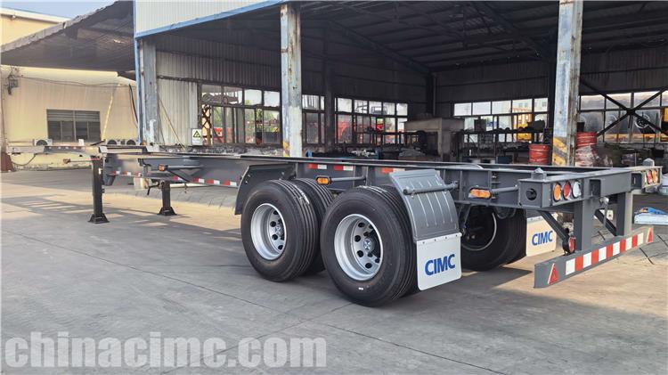 CIMC 2 Axle 40ft Chassis Trailer for Sale In Jamaica