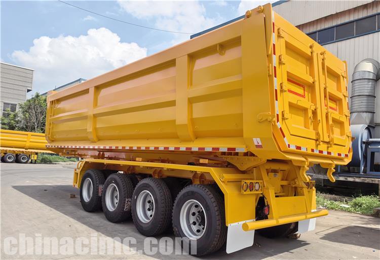 CIMC 4 Axle Dump Semi Trailer for Sale In Guinea