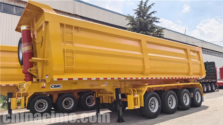 CIMC 4 Axle Dump Semi Trailer for Sale In Guinea