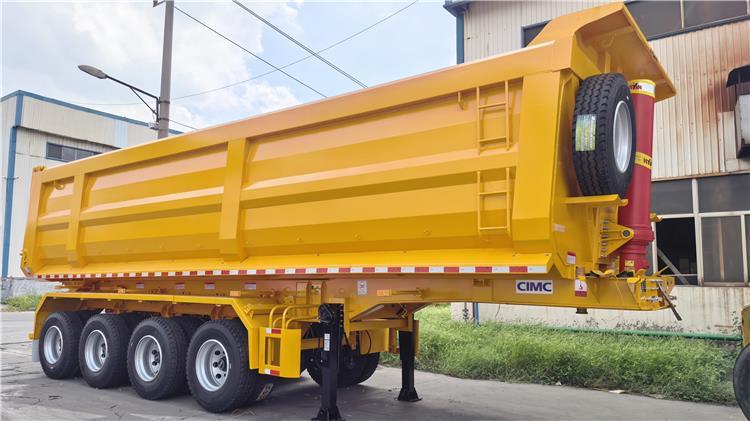 CIMC 4 Axle Dump Semi Trailer for Sale In Guinea