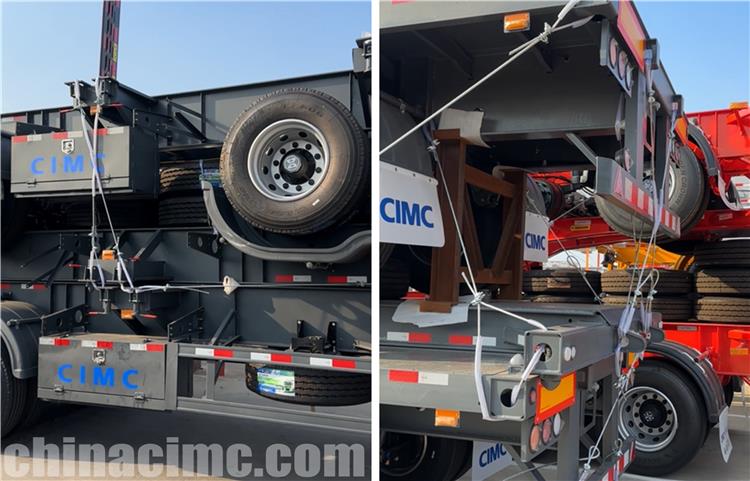 CIMC 3 Axle Container Chassis Trailer for Sale In Jamaica