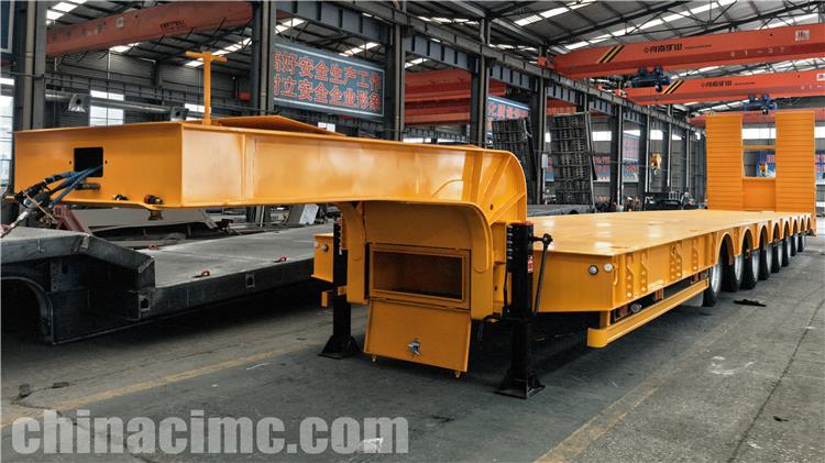 CIMC 8 Axle Low Loader Trailer for Sale In Ghana