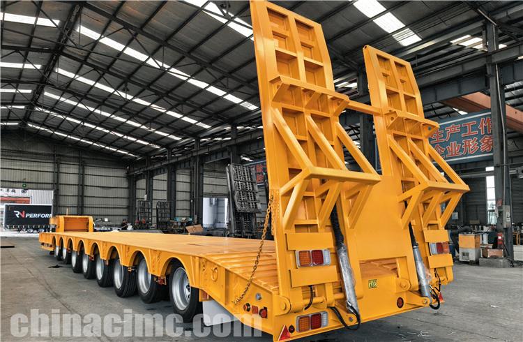 CIMC 8 Axle Low Loader Trailer for Sale In Ghana