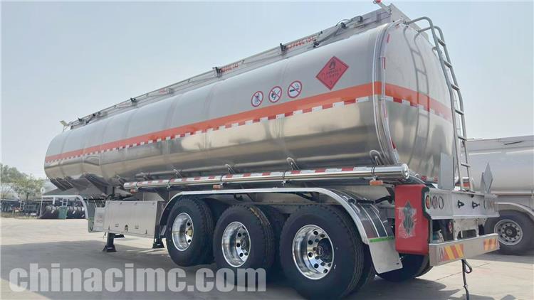 CIMC 3 Axle Aluminum Tanker Trailer for Sale In Jamaica