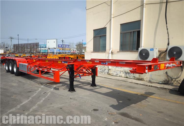 CIMC 3 Axle 40ft Skeletal Trailer for Sale In Venezuela