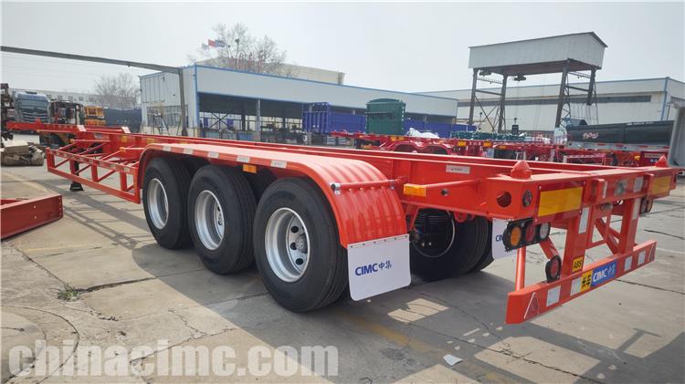 CIMC 3 Axle 40ft Skeletal Trailer for Sale In Venezuela