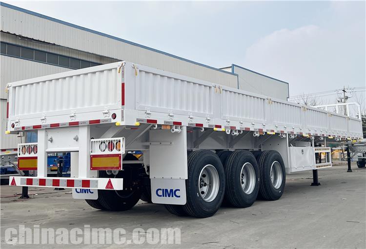 CIMC Tir Axle 60 Ton Cargo Semi Trailer for Sale In Zambia