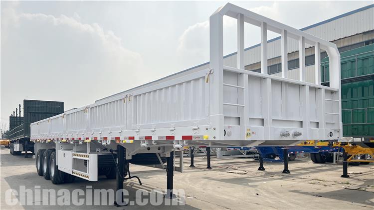 CIMC Tir Axle 60 Ton Cargo Semi Trailer for Sale In Zambia