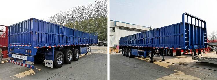 Sidewall Cargo Trailer for Sale in Zambia-CIMC Trailer