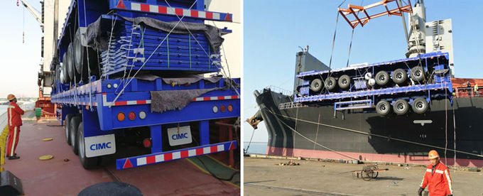 Sidewall Cargo Trailer for Sale in Zambia-CIMC Trailer