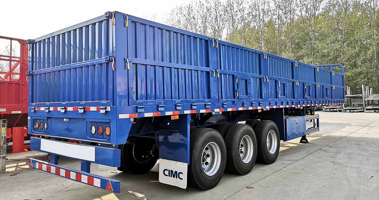 Sidewall Cargo Trailer for Sale in Zambia-CIMC Trailer