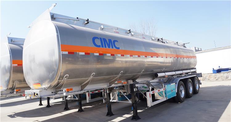 CIMC Aluminum Alloy Fuel Tanker Trailer for Sale in Senegal